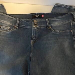 Torrid ladies, jeans, size 24 R tapered leg